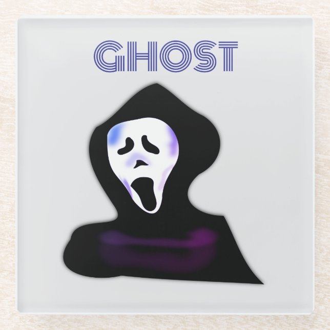 GHOST HALWEEN GLASUNTERSETZER (Vorderseite)