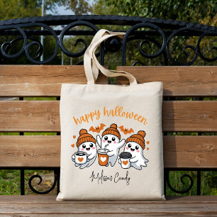 Ghost Happy Halloween Candy Tragetasche