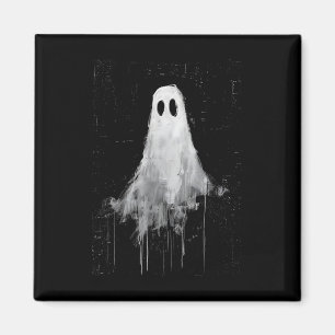 Ghost Horror Spirit Spooky Beängstigend Halloween  Magnet