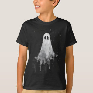 Ghost Horror Spirit Spooky Beängstigend Halloween  T-Shirt