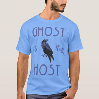 Ghost Host Foolish Mortals Beängstigend Themenpark T-Shirt