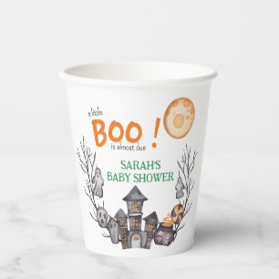 Ghost House Halloween Baby Shower Fall Thema Pappbecher