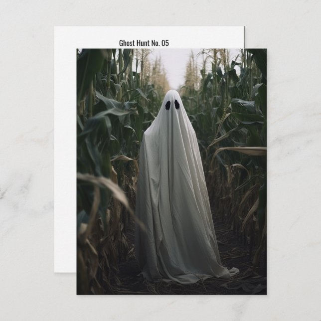 Ghost Hunt Nr. 05 Dankeskarte (Vorne/Hinten)