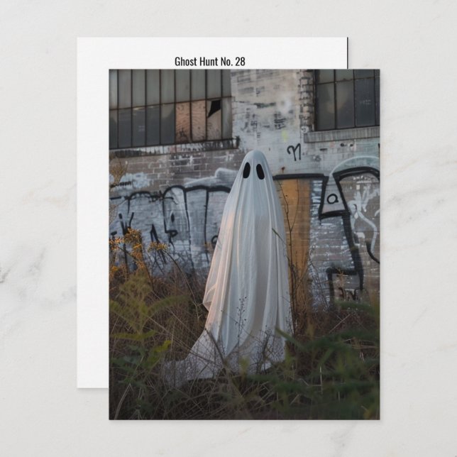 Ghost Hunt Nr. 28 Dankeskarte (Vorne/Hinten)