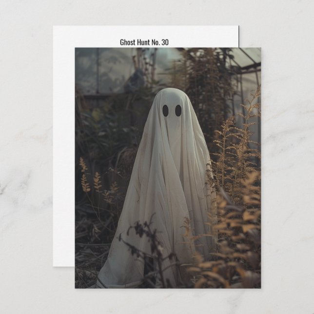 Ghost Hunt Nr. 30 Dankeskarte (Vorne/Hinten)
