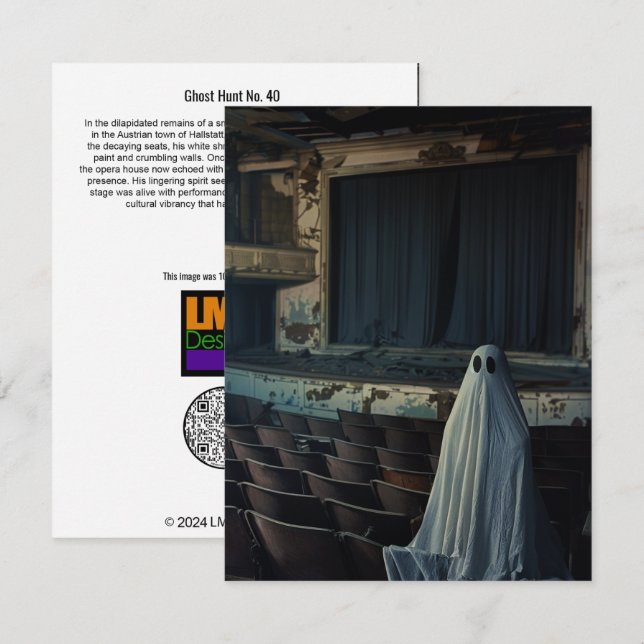 Ghost Hunt Nr. 40 Dankeskarte (Vorne/Hinten)
