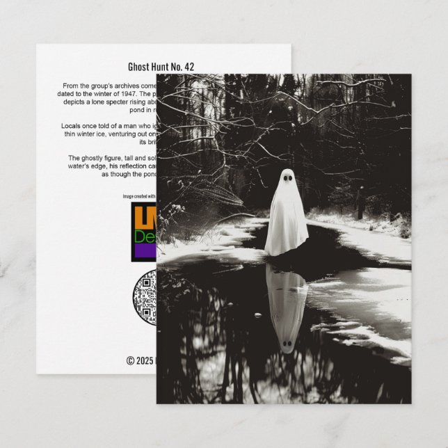 Ghost Hunt Nr. 42 Dankeskarte (Vorne/Hinten)