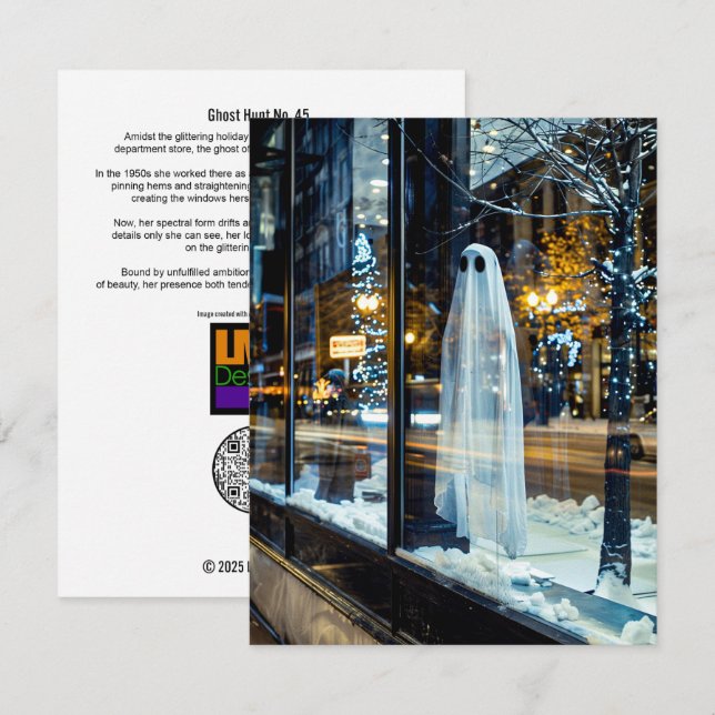 Ghost Hunt Nr. 45 Dankeskarte (Vorne/Hinten)