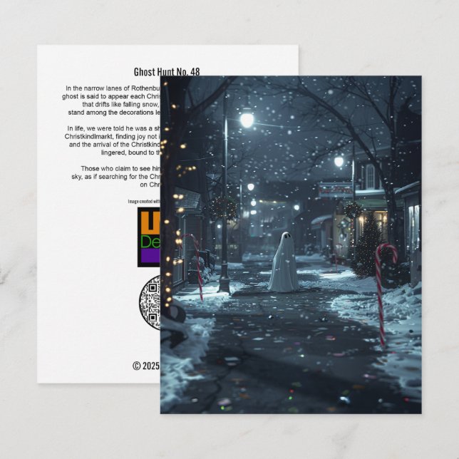 Ghost Hunt Nr. 48 Dankeskarte (Vorne/Hinten)