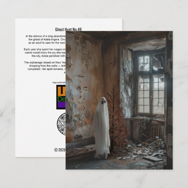 Ghost Hunt Nr. 49 Dankeskarte (Vorne/Hinten)