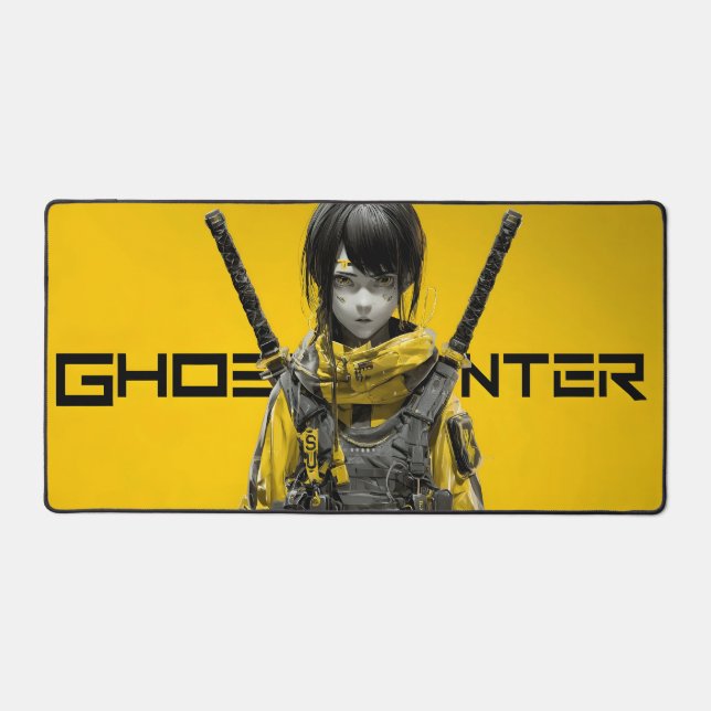 Ghost Hunter Cyberpunk Girl Artwork (Recto)