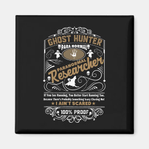 Ghost Hunter Paranormal Vintage Whisky-Stil Desi Magnet
