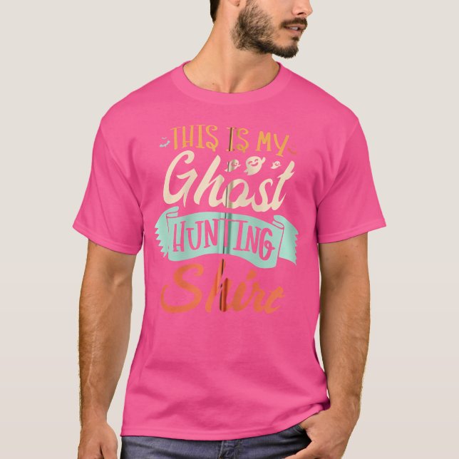 Ghost Hunter Reißverschluss T-Shirt (Vorderseite)