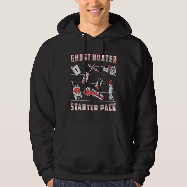 Ghost Hunter Starter Pack Paranormal Geisterjagd Hoodie (Vorderseite)