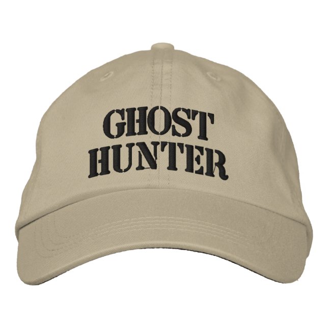 Ghost Hunter StickHat Bestickte Kappe (Vorderseite)