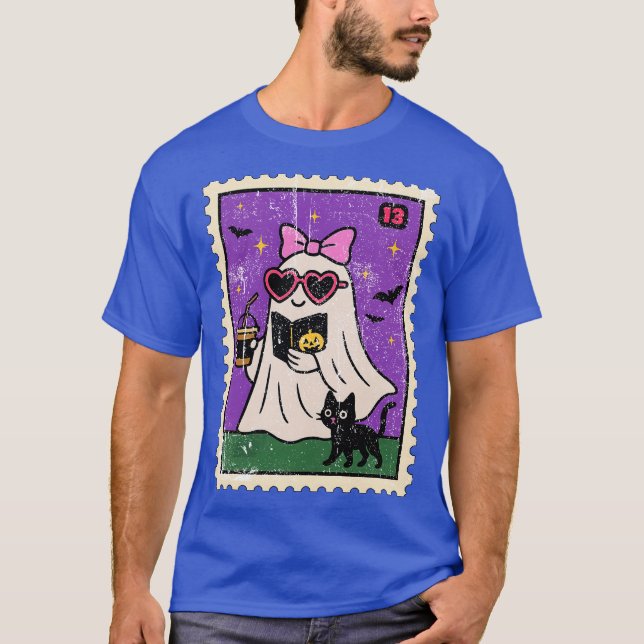 Ghost Iced Coffee Book T-Shirt (Vorderseite)