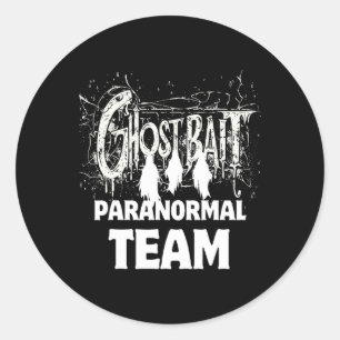 Ghost It Ghost Hunter Paranormal Spuk House Runder Aufkleber