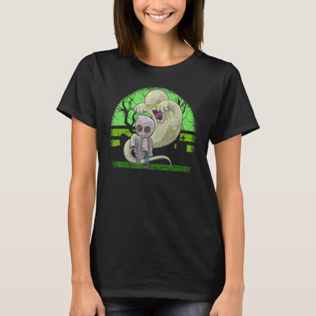 Ghost Jagd Halloween Beängstigend Boo Spooky Vibes T-Shirt (Vorderseite)