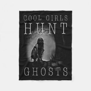 Ghost Jagd Shirt Funny Ghosthunter Girl Paranor Fleecedecke