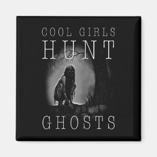 Ghost Jagd Shirt Funny Ghosthunter Girl Paranor Magnet