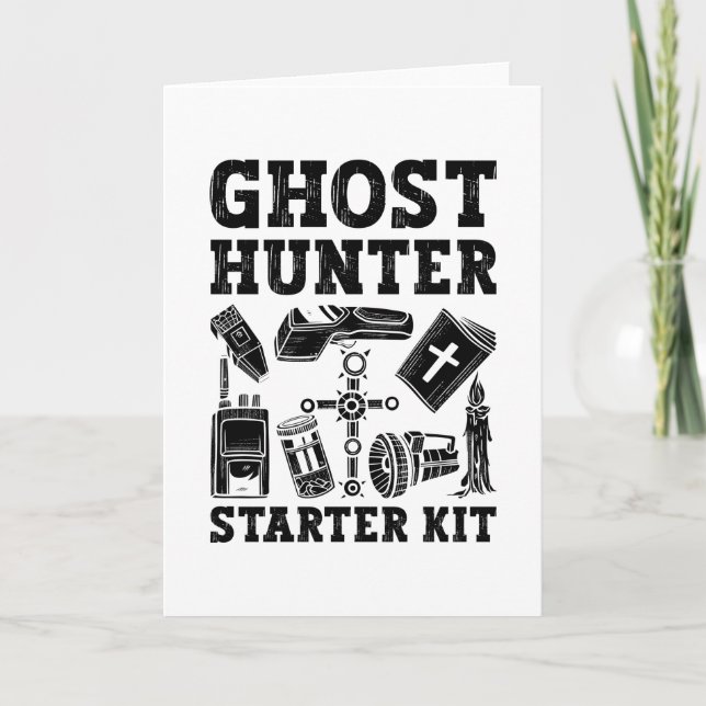 Ghost Jäger Starter Kit Paranormal Karte (Vorderseite)