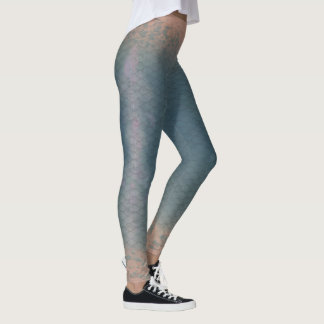 Ghost Jelly Mermaid Maßstab gemischt Taille Leggin Leggings