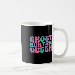 Ghost Junting Queen Womens Ghost Hunter Retro Vint Kaffeetasse