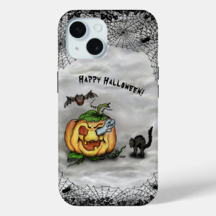 Ghost , Katze , Bat and Pumpkin , Glückliches Hall Case-Mate iPhone Hülle