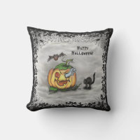 Ghost , Katze , Bat and Pumpkin , Glückliches Hall