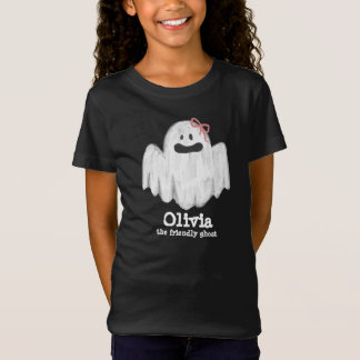 Ghost Kids T - Shirt Spooky Halloween