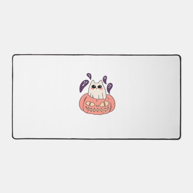 Ghost Kitty dans un T-shirt classique citrouille (Recto)