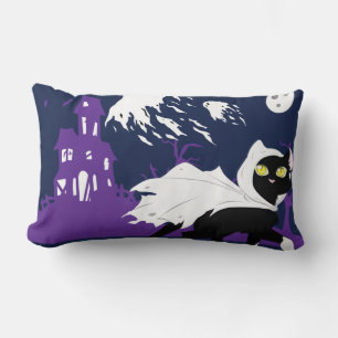 Ghost Kitty Lendenkissen