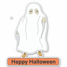 Ghost-Kostüm-Kindersticker Aufkleber