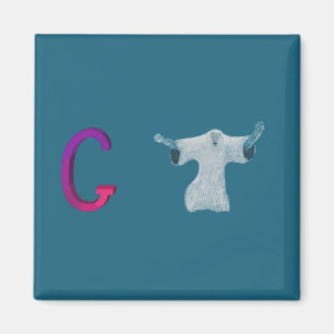 Ghost-Kühlschrankmagnet Magnet