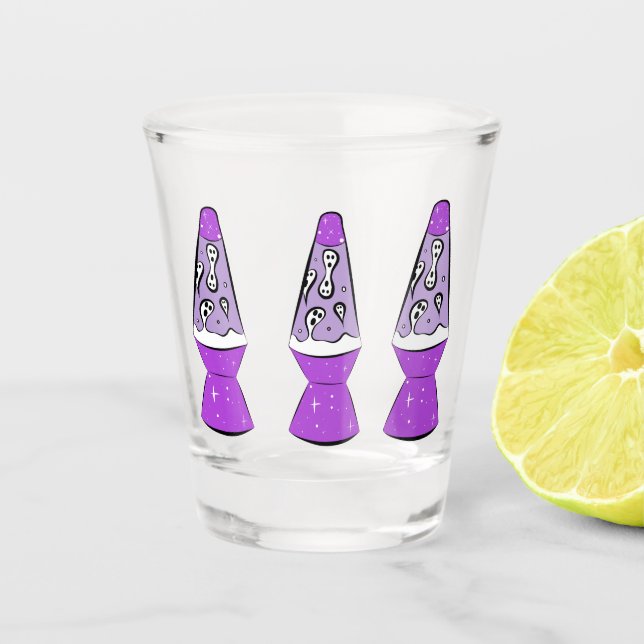 Ghost Lava Lamp Schnapsglas (Vorderseite)