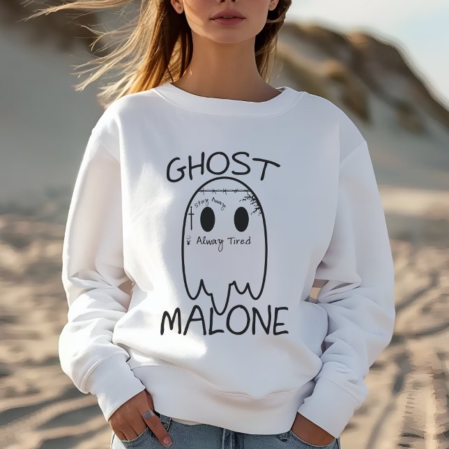 Ghost Malone Halloween Sweatshirt Niedlich Funny G (Von Creator hochgeladen)