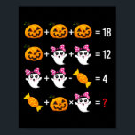 Ghost Mathematics Mathematics Halloween Niedlicher Poster<br><div class="desc">Ghost Mathematics Halloween Niedliche Spooky</div>