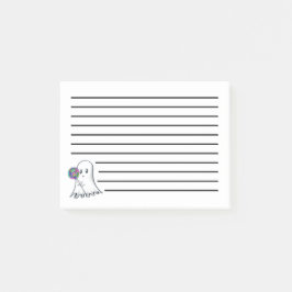 Ghost mignon avec Lolipop Post-It Notes