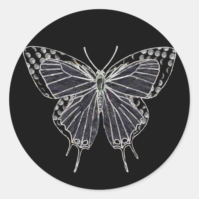 Ghost Moth Sticker (Vorderseite)