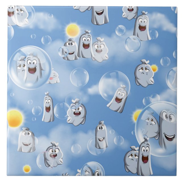 Ghost-Muster Fliese (Vorderseite)