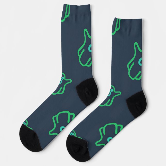 Ghost-Muster Socken (Linkes Detail)