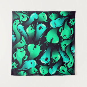 Ghost-Muster Wandteppich