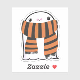 Ghost Niedlich Halloween Art Herbstsaison Aufkleber