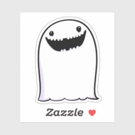 Ghost Niedlich Halloween Art Herbstsaison Aufkleber