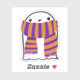 Ghost Niedlich Halloween Art Herbstsaison Aufkleber