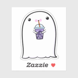 Ghost Niedlich Halloween Art Herbstsaison Aufkleber