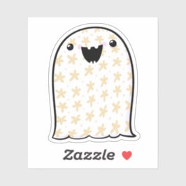 Ghost Niedlich Halloween Art Herbstsaison Aufkleber