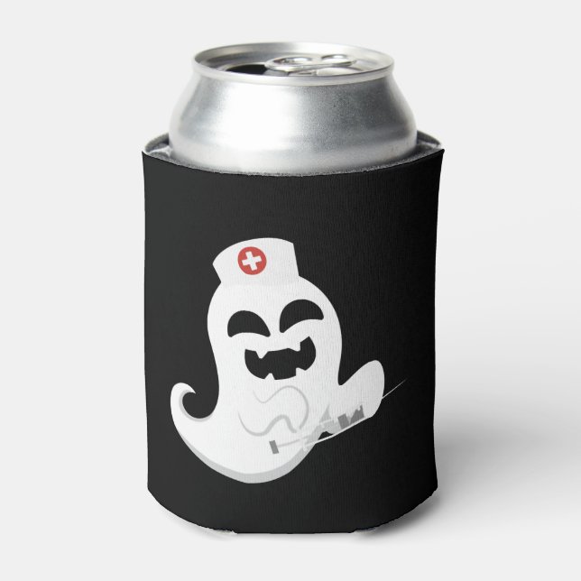Ghost Nurse Halloween Dosenkühler (Kanne Vorderseite)