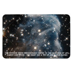 Ghost of Cassiopeia Scientist Quotation Magnet