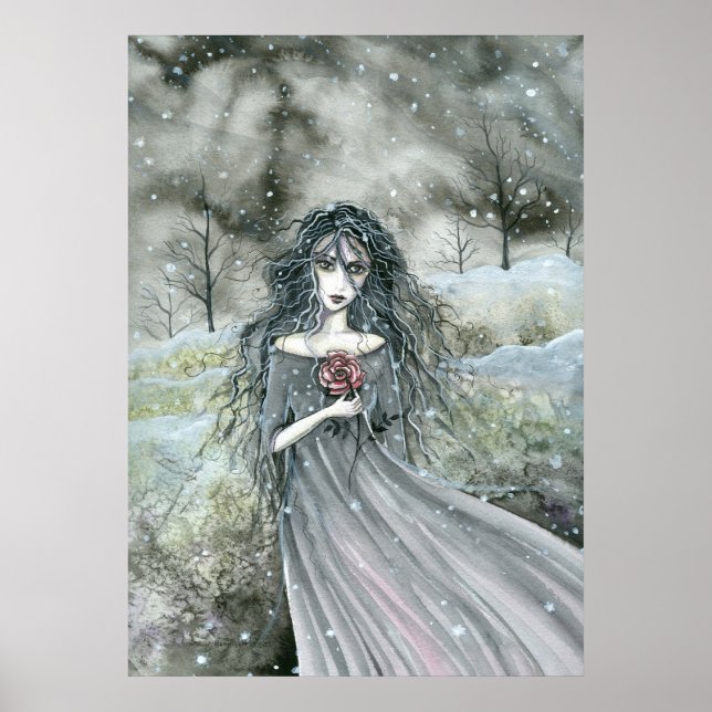 Ghost of Cathy Fantasy Gothic Art Molly Harrison Poster (Vorne)